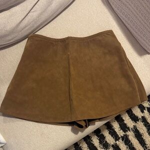 FP Suede Paradise Found Mini Skort